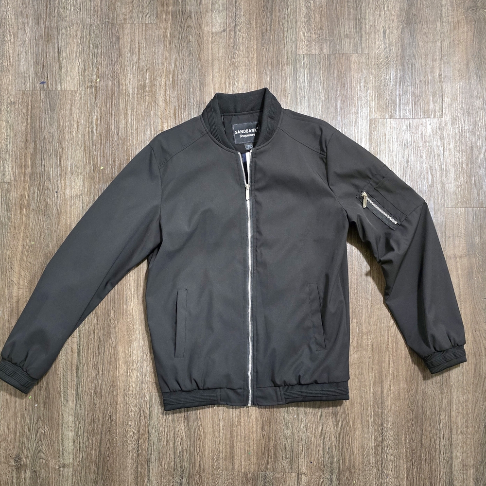 Men's Black Bomber Jacket